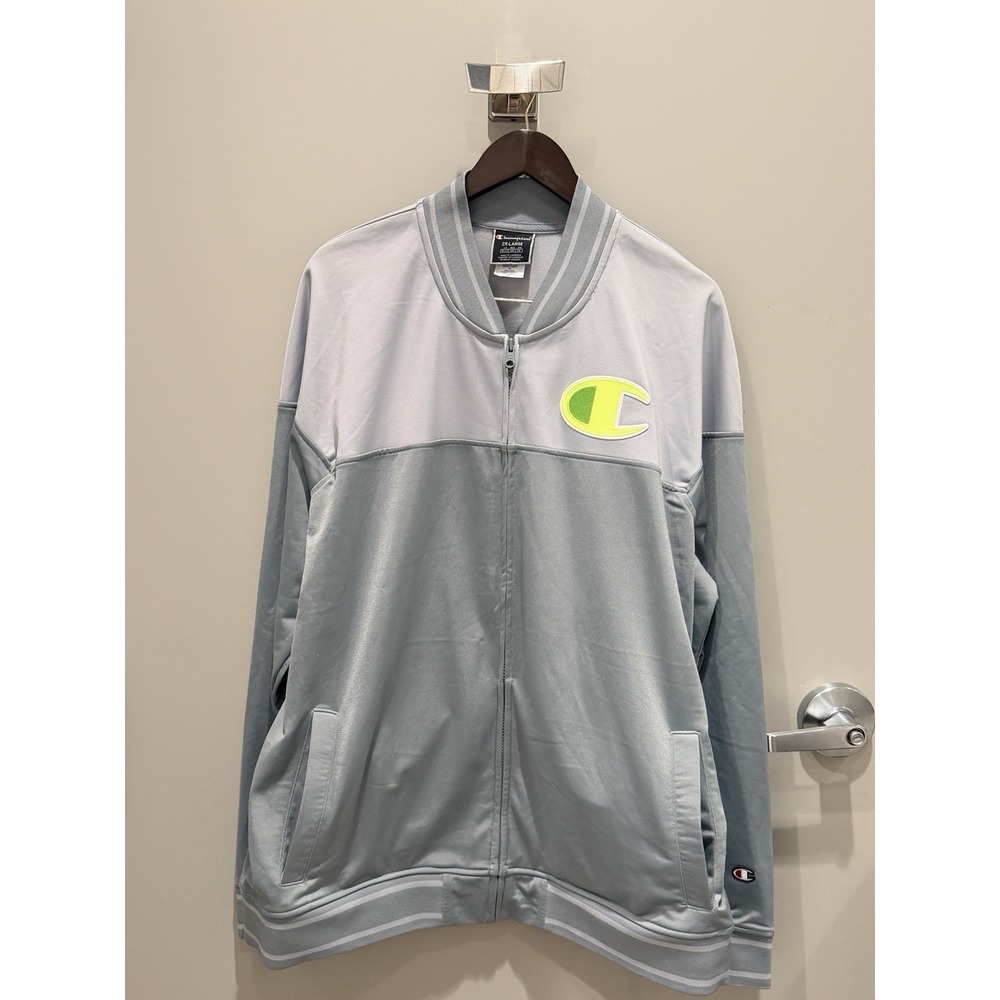 Champion Men's Track Jacket Full Zip Sport Authentic Athletic Apparel 2xl
